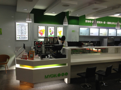 成都奶茶店设计-卓巧装饰-带你观赏奶茶店装修
